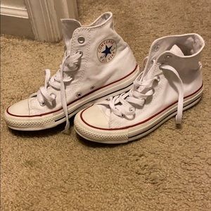 White High Top Converse